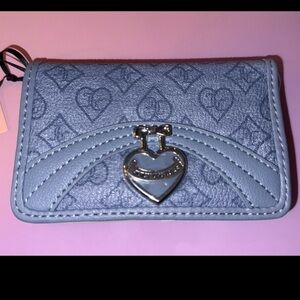 Juicy Couture precious moments slate blue elongated wallet